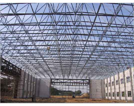 咸宁湖南长沙5712飞机库网架工程